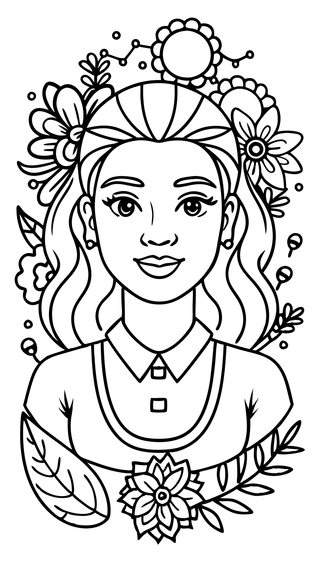 women coloring pages